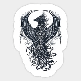 Mystical fantasy art. Sticker